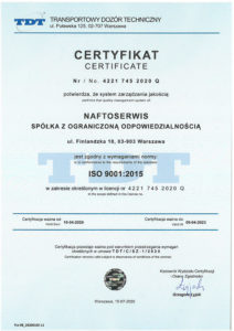 Certificate 9001